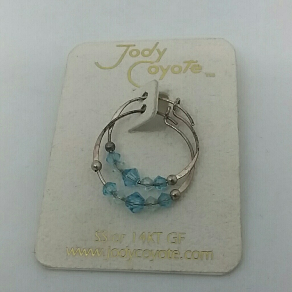 NWT "Judy Coyote" Sterling Silver Earrings